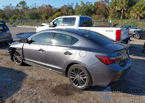 2022 Acura Ilx Premium A-Spec Packages/Technology A-Spec Packages from USA, damaged, VIN 19UDE2F87NA007719